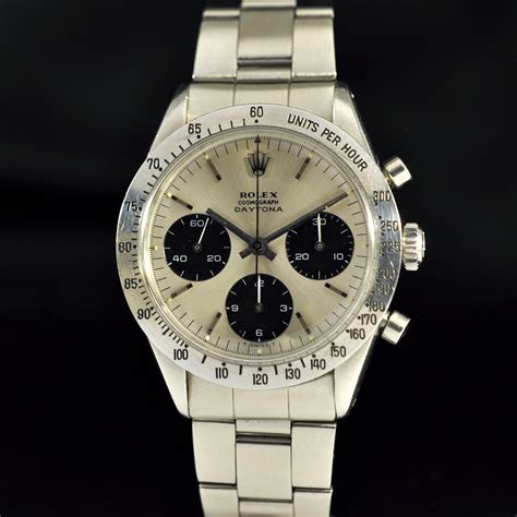 rolex montre daytona 6239 en acier inoxydable|montre Rolex daytona.